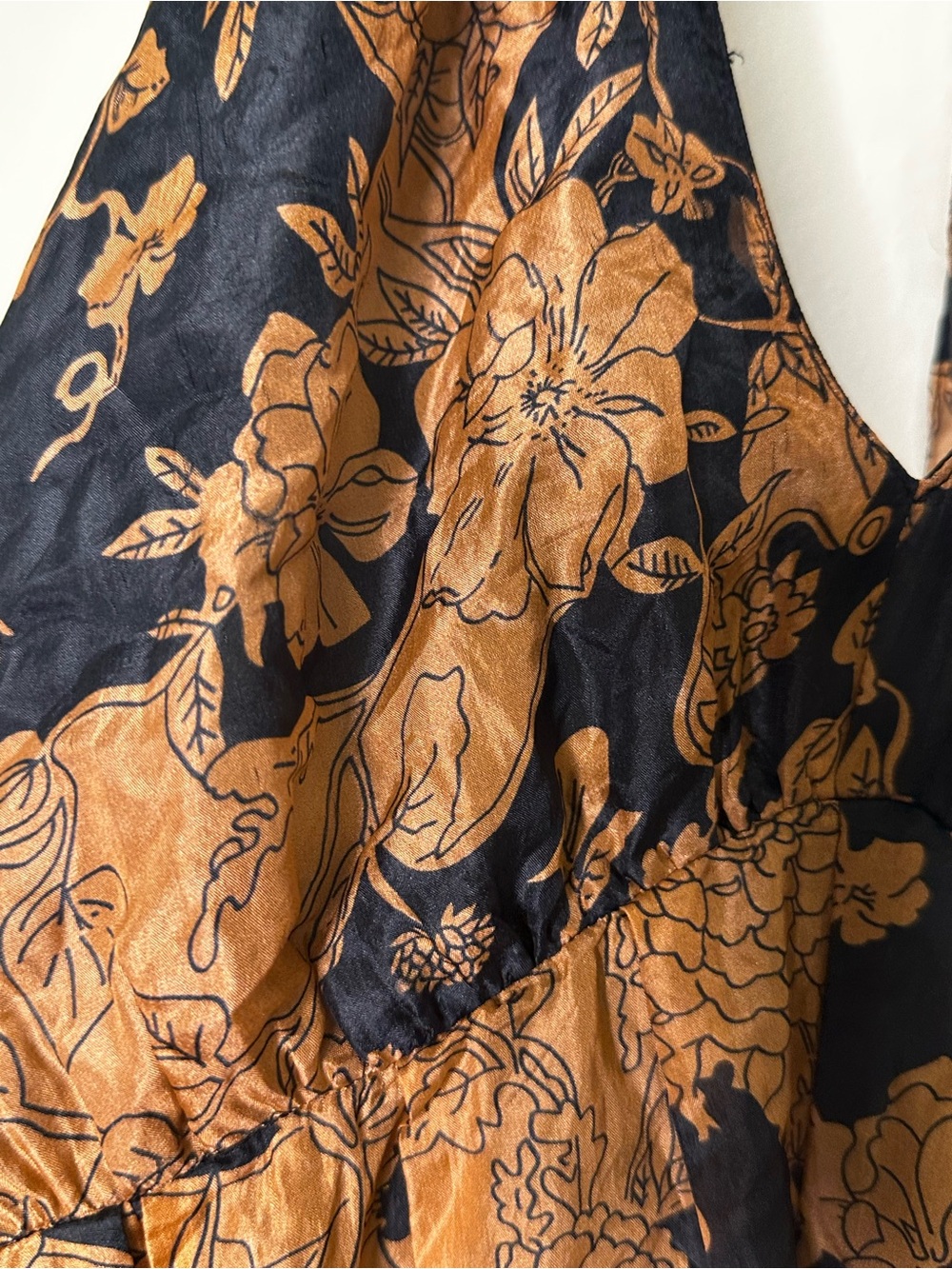 Nasty Gal Silk Floral Halter Jumpsuit - Picture 5 of 11